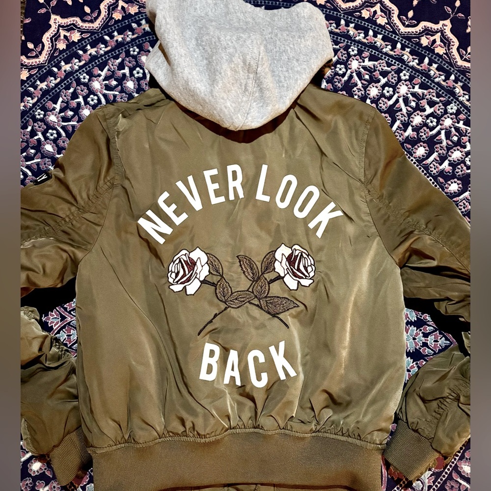 H&M Hooded Bomber Jacket